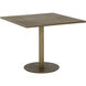 Corina Antique Brass and Antique Brass Bistro Table